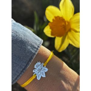 Bracelet fleur de naissance  20mm