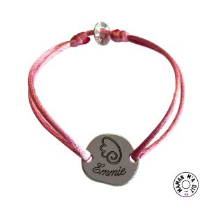 Bracelet galet enfant aile d’ange