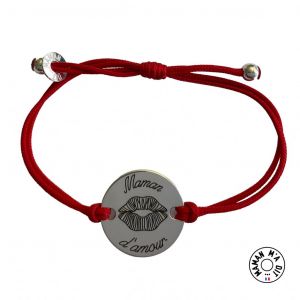 Bracelet empreinte bisou jeton 20 mm - Copie(2)