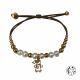 Bracelet  perles de culture 1 personnage strass