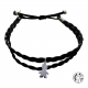 Bracelet simili cuir couleur au choix 1 personnage 16 mm