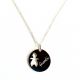 Collier médaille fille ou garçon