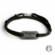 Bracelet plaque 13x30 sur mesure en argent