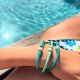 Bracelet silicone perle de culture 10 mm