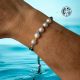 Bracelet  perles de culture pop
