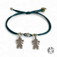 Bracelet  zircon 2 personnages