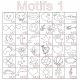 Bracelet rectangle 19x30 mm dessin famille